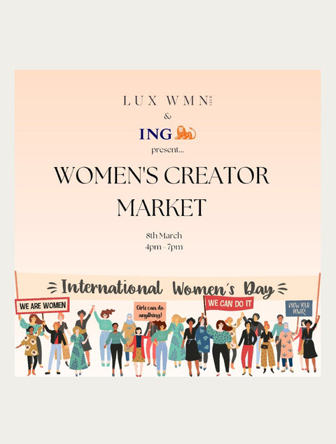 Women's Creator Market on International Women's Day