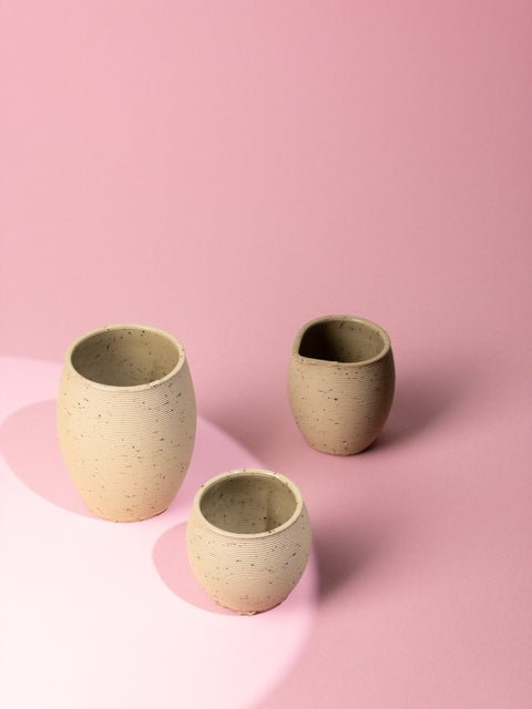 SIMPLE set of 3 cups