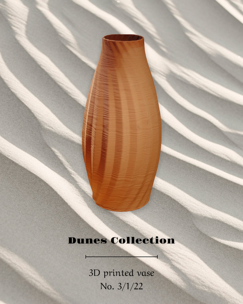 3D Printed Ceramic Vase No. 3/1/22